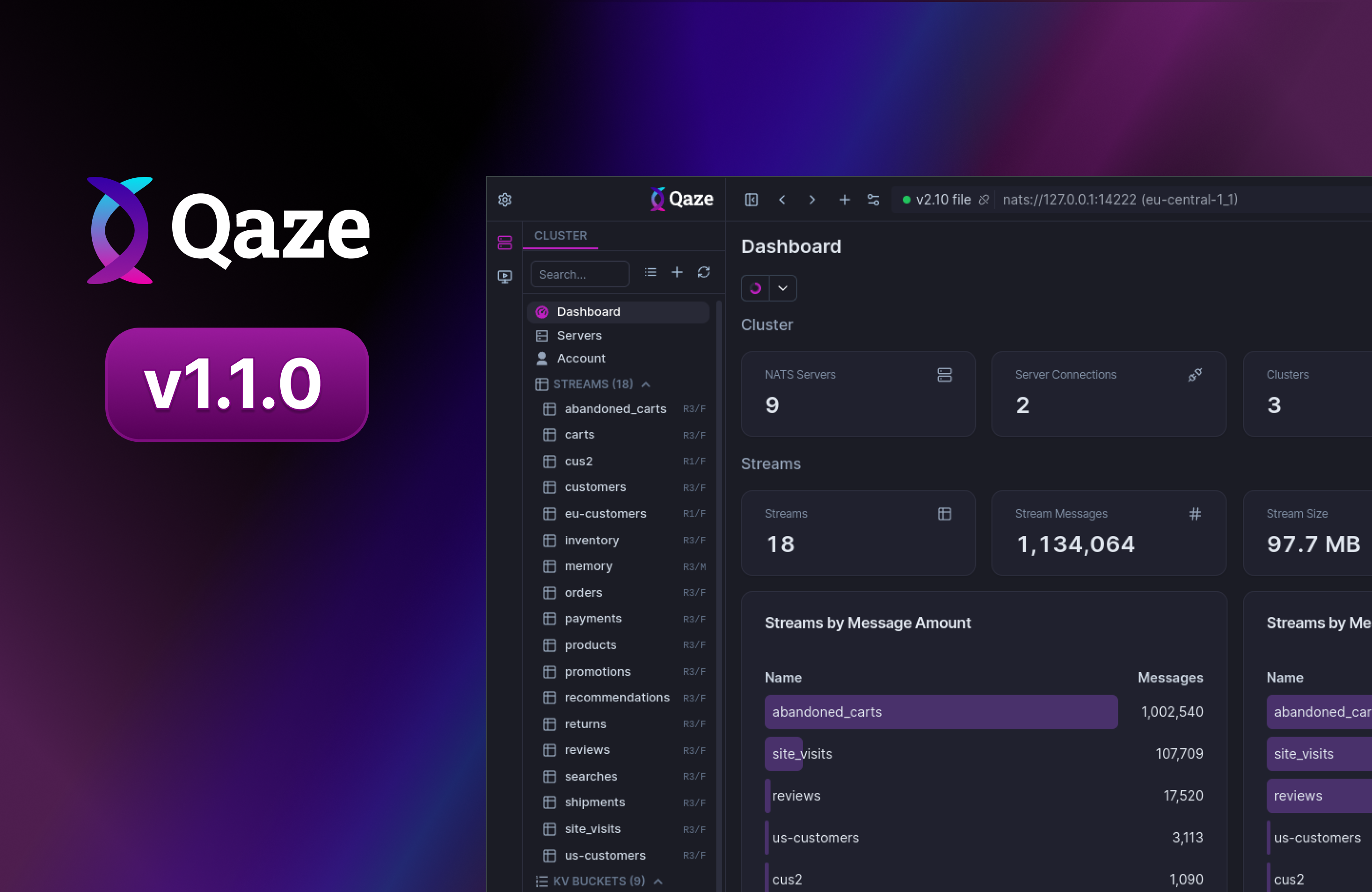Say Hello to Qaze Version 1.1