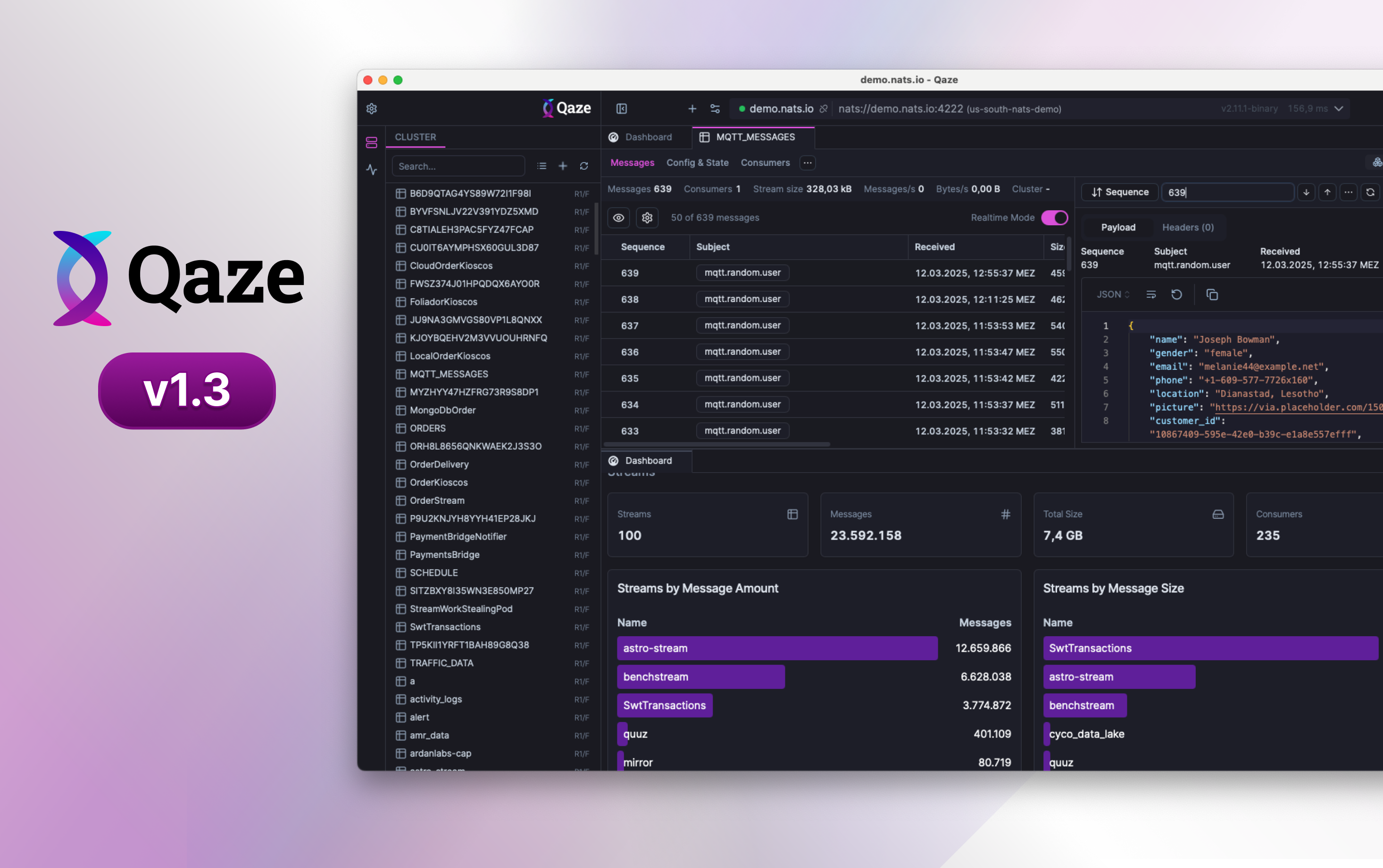 Qaze Version 1.3 is here!