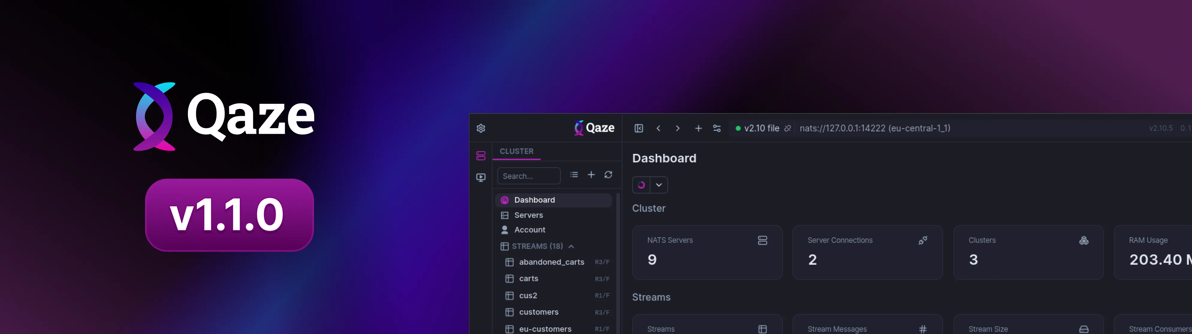 Qaze Version 1.1
